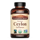 Ceylon Cinnamon Shop Orgaaniline Ceyloni kaneel (100% sertifitseeritud) täiendus, 180 kapslit, 3 kuu pakkumine