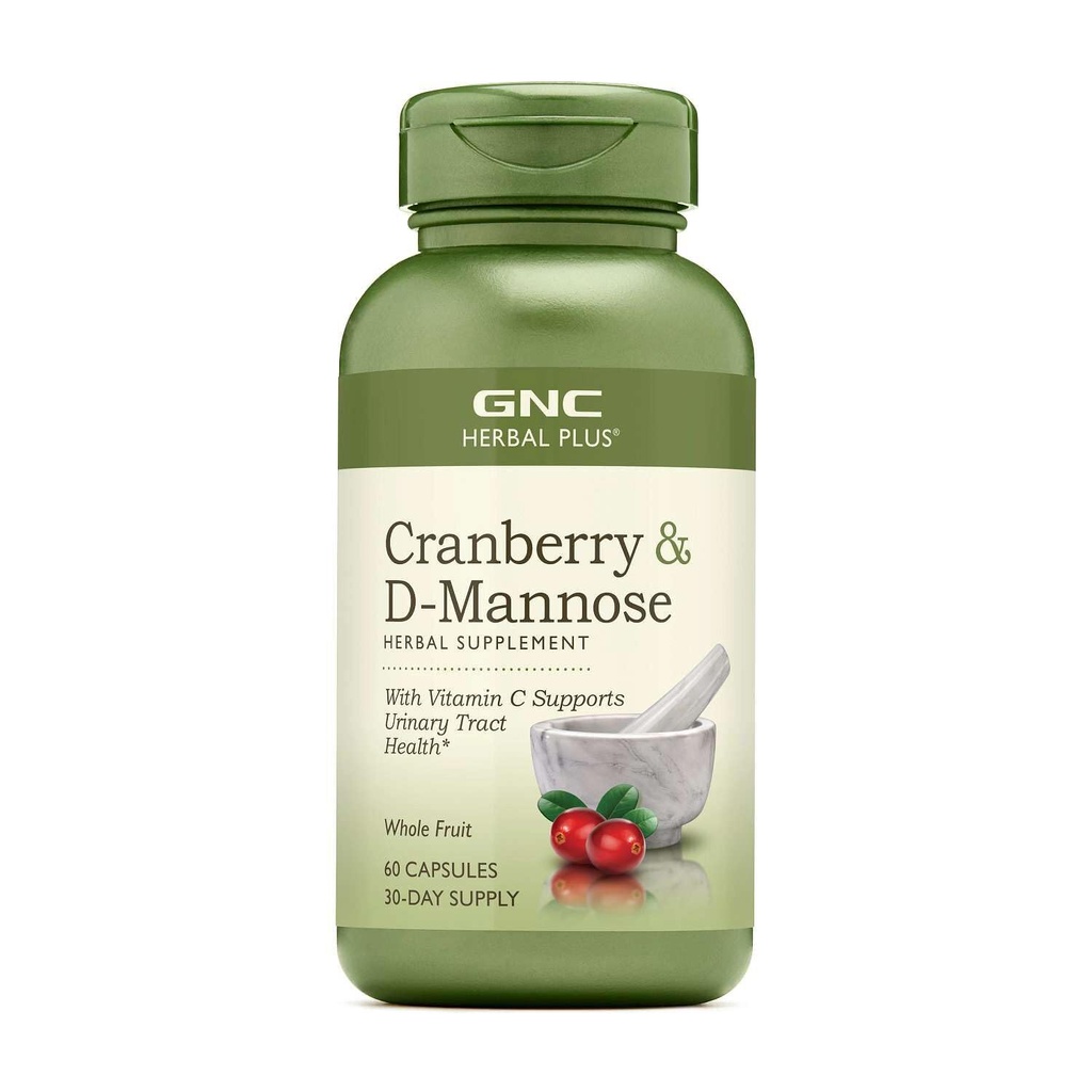 GNC Herbal Plus Cranberry D- Mannose , 60 kapslit