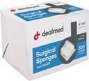 Dealmed 4 " x 4" Kirurgilised käsnad, 8-Ply, mitte-naha absorbeerivad Gauze käsnad haavahoolduseks, esmaabikomplektid ja meditsiinilised rajatised, 200 loend (pakk 1)