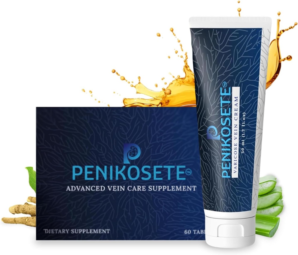 Advanced Varicose Vein Care Bundle (2 Pack) – 1 Taimne Circulation Support Leg Cream | Ameerika 1. Ashwagandha Cream | 60 Lihtne neelata Punarnava, Kurkum Infundeeritud Ayurveda tabletid.