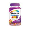 Centrum MultiGummies Kummi multivitamiinid naistele, multivitamiinid / multimineraalsed toidulisandid D3-vitamiiniga, B-vitamiinid ja antioksüdandid, sorteeritud puuviljamaitse - 150 loend