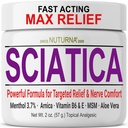 Sciatica närvikreem - jalgade, käte, jalgade, varvaste, selja maksimaalne tugevus - looduslik Ultra tugevus Arnica, MSM, mentool, rahustav mugavus, 2 Oz