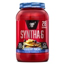 BSN SYNTHA-6 Premium Valgupulber 6 g kiudaine, vadakuvalgu, micellar kaseiini, piimavalgu isolaadisegu, 5 g rasva, mustikapannkooki, 28 serveerimisega (pakendamine võib varieeruda)