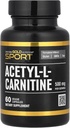 California Gold Nutrition Atsetüül-L-karnitiin, 500 mg, 60 Veggie kapslit