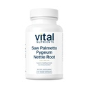 Elutähtsad toitained Saw Palmetto koos Pygeum & Nettle Root - Vegan Saw Palmetto meestele toetab tervislikku eesnäärme funktsiooni * - gluteen, piimatooted, sojavaba - 60 kapslit