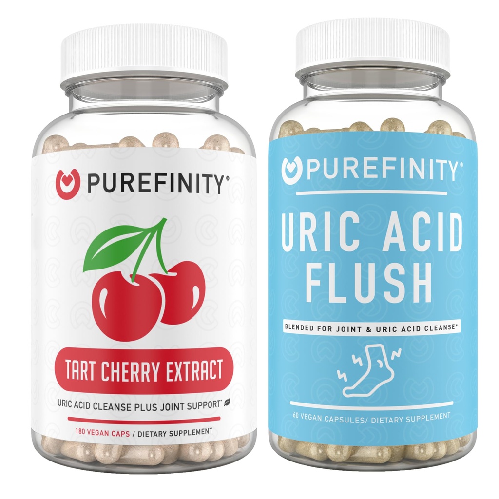 PUREFINITY Uric Acid Flush & Cleanse Kapslid + Tart Cherry Extract kapslid