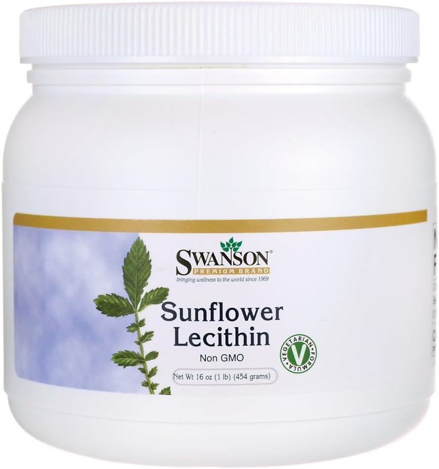 Swanson Päevalilleletsitiini pulber Mitte-GMO 16 Ounce