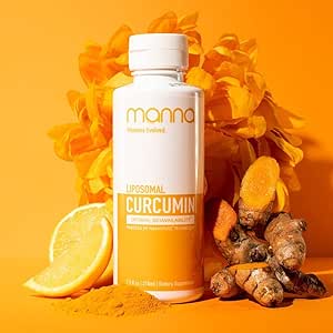 Manna Vitamiinid Arenenud Liposomaalsed Vedel kurkumiin Advanced Absorptsioon Parim kurkumilisa igapäevaseks liigese ja immuunsüsteemi tervise toetamiseks - Vegan, mitte-GMO, 95% kurkuminoidid (2 Pack)