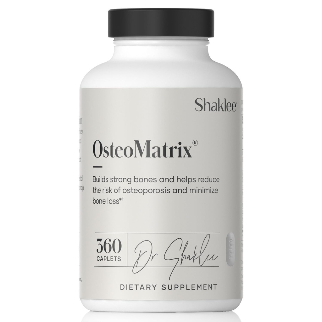 Shaklee OsteoMatrix® - Ehita ja säilita tugevad luud - 100% DV Kaltsium ja magneesium - D & K vitamiinid - tsink, mangaan - kliiniliselt testitud imendumise jaoks - 360 kapslit