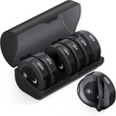 TookMag Pill Korraldaja 2 korda päevas, Meditsiin Pillid Korraldaja, Nädala Pill Korraldajad AM PM Pill Box, Suure mahutavusega 7 päeva Pill Box Meditsiin / Vitamiin / Kalaõli / Toidulisandid (must)