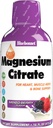 Bluebonnet Nutrition Magneesiumtsitraat 420 mg - rahulik meel ja keha * - toetab südant, lihaseid ja und * - mitte-GMO, vegan, kosher, gluteenivaba, sojavaba, piimavaba - 16 FL OZ, segatud marjamaitse