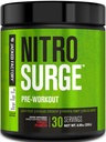 Jacked Factory NITROSURGE Pre Workout Supplement - lõputu energia, kiire tugevuse kasv, selge fookus ja intensiivsed pumbad - NO Booster & Powerful Preworkout Energy Powder - 30 Servings, Fruit Punch