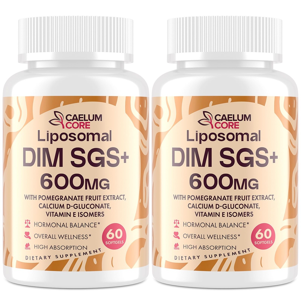 Liposomaalsed DIM SGS täiendus - hormoonilisand naistele ja meestele, östrogeenilisandid sisaldavad sulforapaani glükosinolaati, E-vitamiini, granaatõuna puuvilja - tugi detox ja antioksüdant (2 Pack)