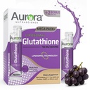 Aurora Nutrascience Mega-Liposomaalne Vedel Glutatioon, Immuunsüsteemi Ja Antioksüdandi Soolestiku Tervisetoetus Täiendavad 750 mg Serving, Mitte-GMO, Suhkruvaba, 32 Ühe Serviga Pakendid