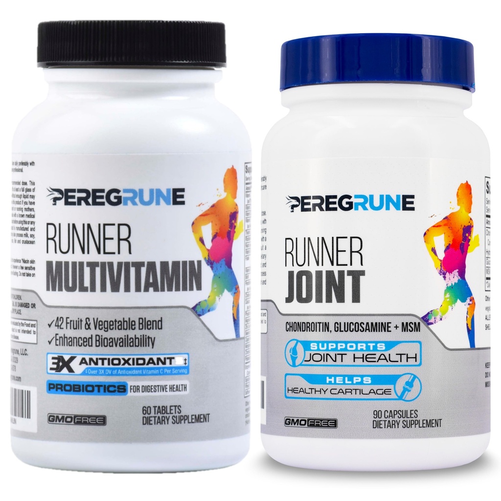 Jooksvad multivitamiinid ja ühine tugilisand - antioksüdandid, B-vitamiini kompleks, probiootikumid tervise, energia, vastupidavuse, taastumise jaoks - glükoosamiini kondroitiin, MSM - GMP jooksvad toidulisandid