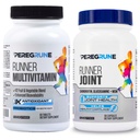 Jooksvad multivitamiinid ja ühine tugilisand - antioksüdandid, B-vitamiini kompleks, probiootikumid tervise, energia, vastupidavuse, taastumise jaoks - glükoosamiini kondroitiin, MSM - GMP jooksvad toidulisandid