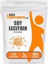 BulkSupplements.com Sojaletsitiini pulber - letsitiini lisand, toidulisand, toiduklass - gluteenivaba, 1,2 g serveerimise kohta, 1 kg (2,2 naela) (pakk 1)
