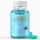 L-Lysine Gummies 1000mg, 5 in 1 Täiendav tugevus immuunsuse toetamiseks, naha ja huulte tervis, näritav lüsiini lisand lastele täiskasvanutele, 60 Count