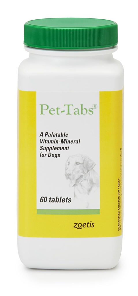 Lemmikloomad Multivitamiinid ja mineraalsed toidulisandid koertele, näritav tablett, 60 Count pudel