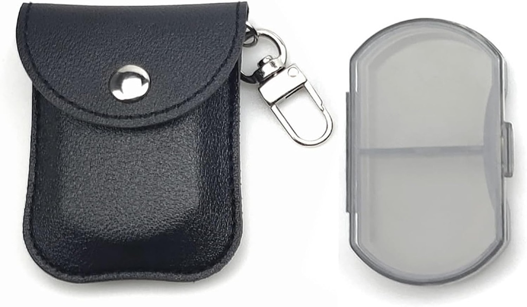 VOFOON Väike pillide Korraldaja, Travel Pill Box Purse, Keychain Pill Holder, Tasku pillide konteiner, 2 korda päevas Portable Medicine Vitamiin Case, Fish Oil Box, Supplement Box