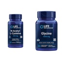 Elu pikendamine N-atsetüül-L-tsüsteiin (NAC) & glütsiin 1000 mg, soodustab lõõgastust, tervislikku und, aminohapet, gluteenivaba, mitte-GMO, taimetoitlane, 100 kapslit