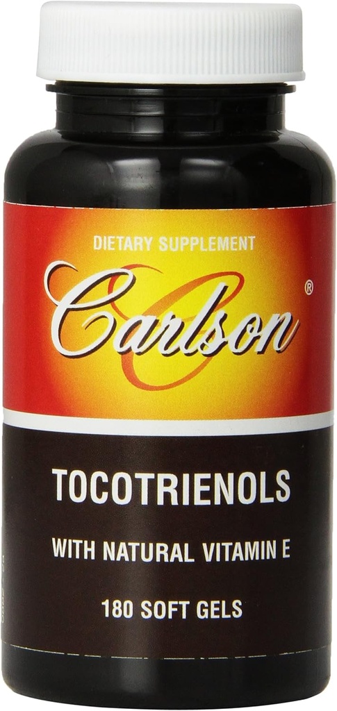 Carlson Labs Tokotrienoolid Loodusliku E-vitamiini, 180 Softgels