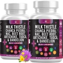 Piimaohakas NAC Chanca Piedra Beet Juur Artišokk Dandelion Juur - Maksalisa Plus Astragalus TUDCA Choline & Ginger- 120 Count
