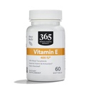 365 kogu toiduturul, E-vitamiin 400 RÜ segatud tokoferoolidega, 60 loend