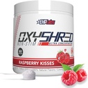 EHP Labs OxyShred Non Stimulant Pre Workout Pulber - Stim Free, Kofeiinivaba Preworkout meestele ja naistele - Non Stim Preworkout - Sugar Free Energy Powder - Vaarika, 60 Servings