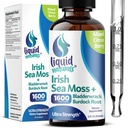 Iiri mere sammaltilgad - Citrus Berry Flavor - 92+ olulised mineraalid ja vitamiinid - energia, nahk, soolestik, taastumine - põis ja Burdock Root - 2 fl. oz