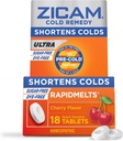 Zicam Cold Remedy Zinc Rapidmelts, Cherry Flavor, 18 Count (pakk 1)