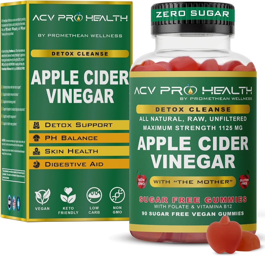 2-Pakkige õunasiider Äädikas Gummies Sugar Free - ACV suhkruga ei ole mõtet! Low Carb Advanced Keto Acv Gummies Keto Gummy Detox Clean Golo