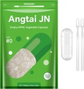 Suurus 0 Kapslid Tühja Vegan Taimede Põhineb Selge (1,000 Count) Gluteenivaba, Mitte-GMO, Halal Certified Pill Caps Täitmine Kit 2 lusikad Taimetoitlane DIY Teie Toidulisandid