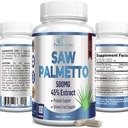 Extra Tugevus Saw Palmetto - 45% ekstrakti eesnäärme täiendada, vähendada sagedast urineerimist, DHT Blocker juuste kasvu, Non-GMO, 100 kapslit
