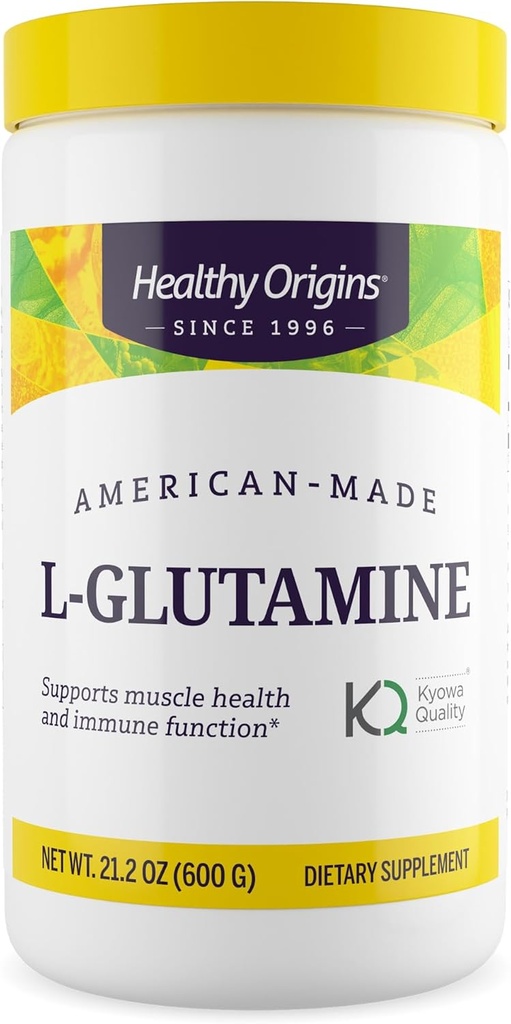 Tervislik päritolu L-glutamiin (Ameerika valmistatud, mitte-GMO), 21,2 Ounce