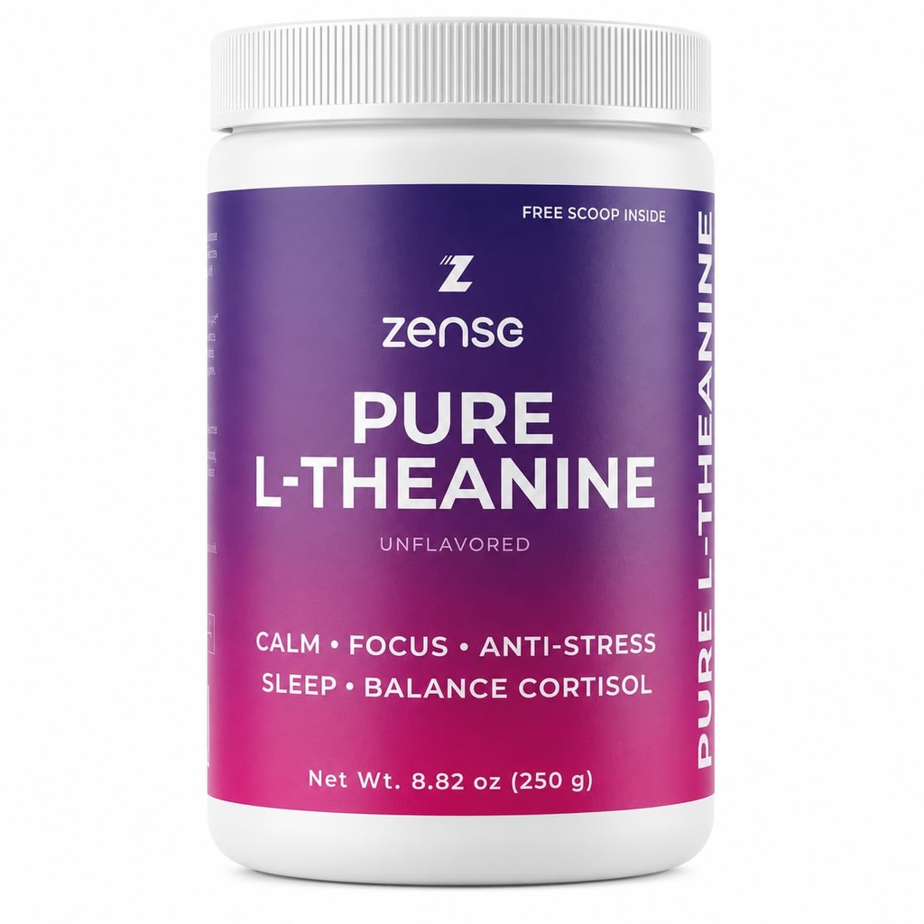 Puhas L-Theanine pulber 100% [266gm-1,250 Servings] Looduslik L-Theanine täiendus - ainult 1 koostisosa, suhkruvaba, soja, täiteaine, melatoniin, mitte-GMO, vegan