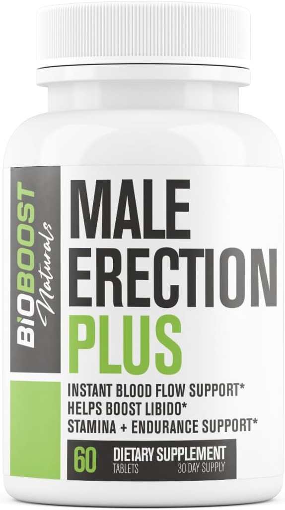 Mees Performance Plus | Pills for Men Fast Acting | Võimas verevool ja ringlus, et tagada meeste sooritusvõime, soov, ümbermõõt, tundlikkus ja paksus | Natural & Safe 3rd Party Tested - 60 tabletti