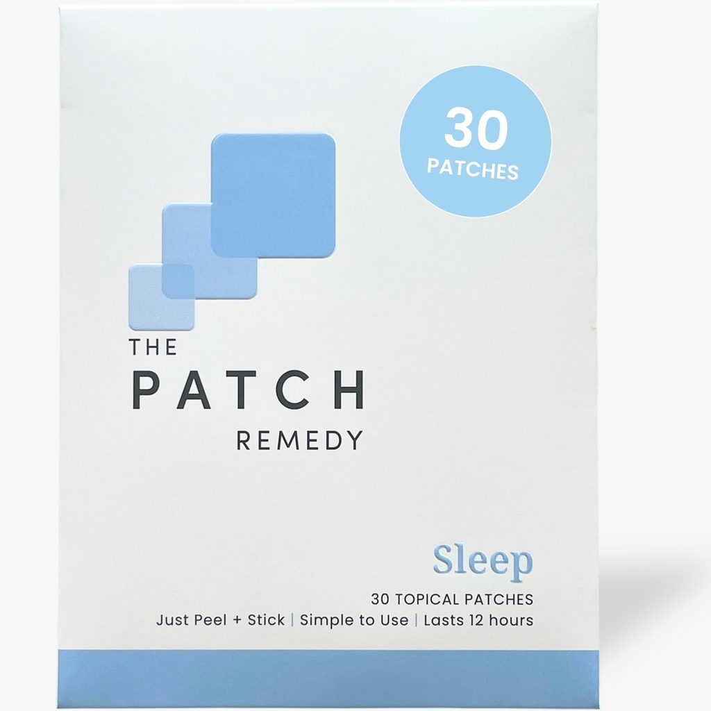The Patch Remedy Sleep | Valerian, Passionflower, Hops, Magneesium Glycinate | 30 Patches