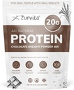Zurvita - Chocolate Delight Protein Pulber - 20 g valku, probiootikume, 24+ vitamiine ja mineraale - ei kunstlikke magusaineid - 26oz (20 serveerimist)