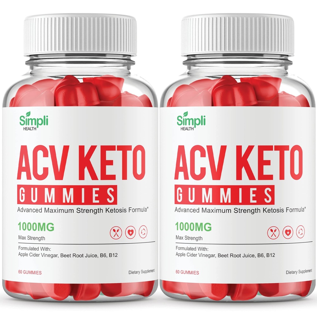 Simpli ACV Keto Gummies Simpli Health ACV Keto Gummies Extra Tugevus (120 Gummies)