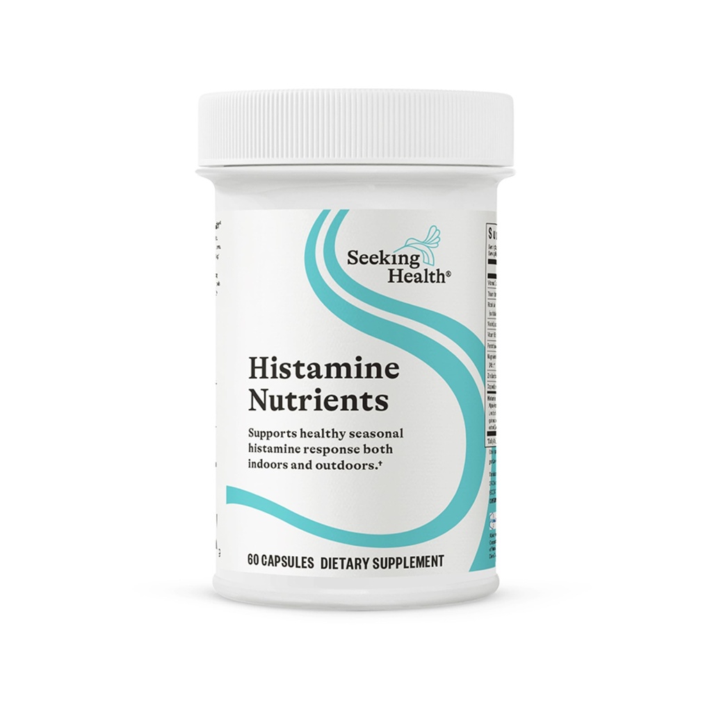 Tervisliku histamiini toitainete otsimine - hooajaline histamiini tugilisa koos vitamiiniga B1, tsink ja vitamiin B3 - aitab histamiini vastus - 60 kapslit