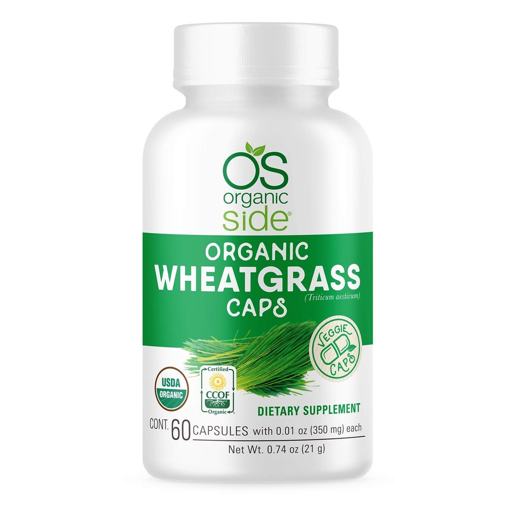 | Orgaaniline nisuheinakapslid | 60 Count | USDA sertifitseeritud orgaaniline, mitte-GMO, Vegan Supplement for Natural Energy Boost, Immune Support and Wellness
