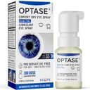 Optase Comfort Kuiv Silma Spray - Säilitusvabad Kunstlikud Pisarad Tilgad Alternatiivne - Kuivad Silmatilgad Mugavas Spray - Mitmeotstarbeline Pudel, Kontaktläätsed Ohutu - .58 fl oz