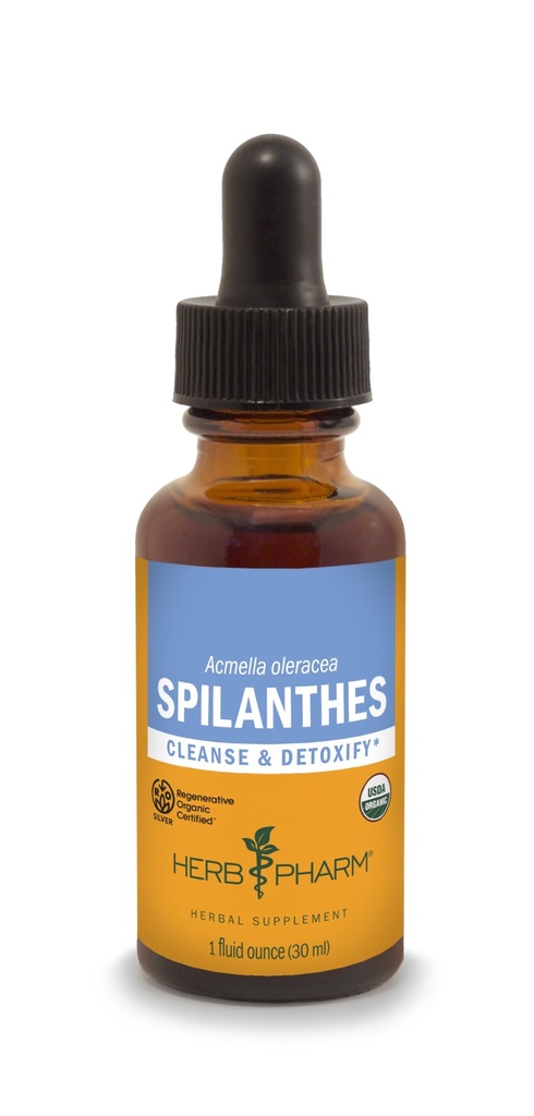 Herb Pharm Certified Organic Spilanthes Vedel Ekstrakt Puhastamiseks ja Detoksifitseerimiseks - 1 Ounce