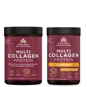 Ancient Nutrition Multi kollageeni valgu pulber, maitsestamata, 45 serveerimist + Multi kollageeni valgu pulber, soolestiku taastamine, 20 serveerimist