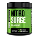 Jacked Factory NITROSURGE Pre Workout Supplement - lõputu energia, kiire tugevus kasu, selge fookus, intensiivsed pumbad - NO Booster & Powerful Preworkout Energy Powder - 30 Servings, Arctic White