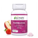 EZ sulab lahustuvad suhkruvabad Kombucha tabletid SCOBY & Apple'i siidriäädikaga, soolestiku tervise lisandid meestele ja naistele, Apple Berry maitse, 2-kuuline pakkumine - 1 pakend