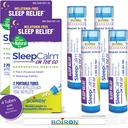 Boiron SleepCalm On The Go Sleep Aid sügavaks, lõõgastavaks, rahulikuks öiseks uneks - melatoniinivaba ja mitte-harjumuste moodustamine - 80 loend tube - 4 tubes sinise pliiatsiga