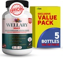 Wellary Max Menopause Support Supplement, 40 miljardit CFU probiootiline segu, 90 kapslit (5)